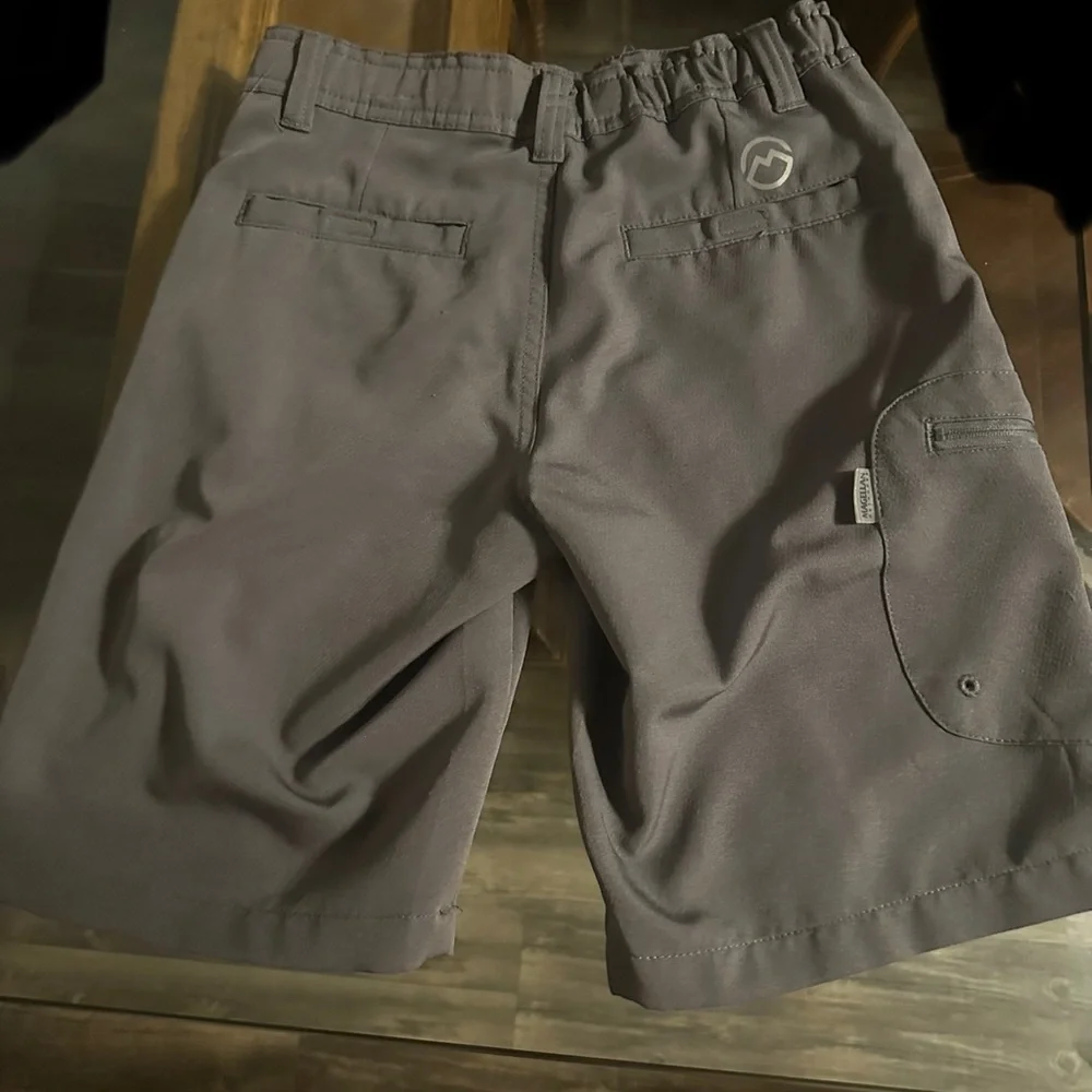 Magellan boys fish gear dark Gray Cargo Shorts